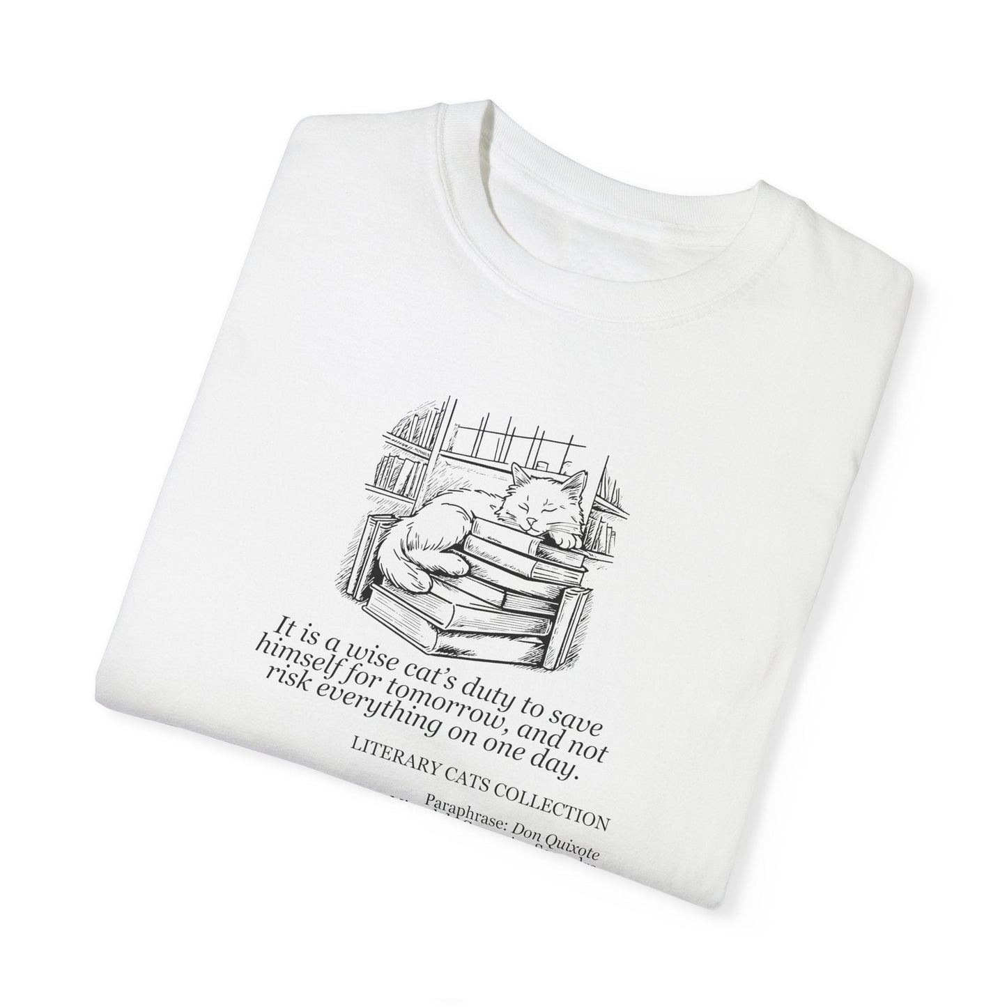 Camiseta Unisex Gato Literario - Don Quijote
