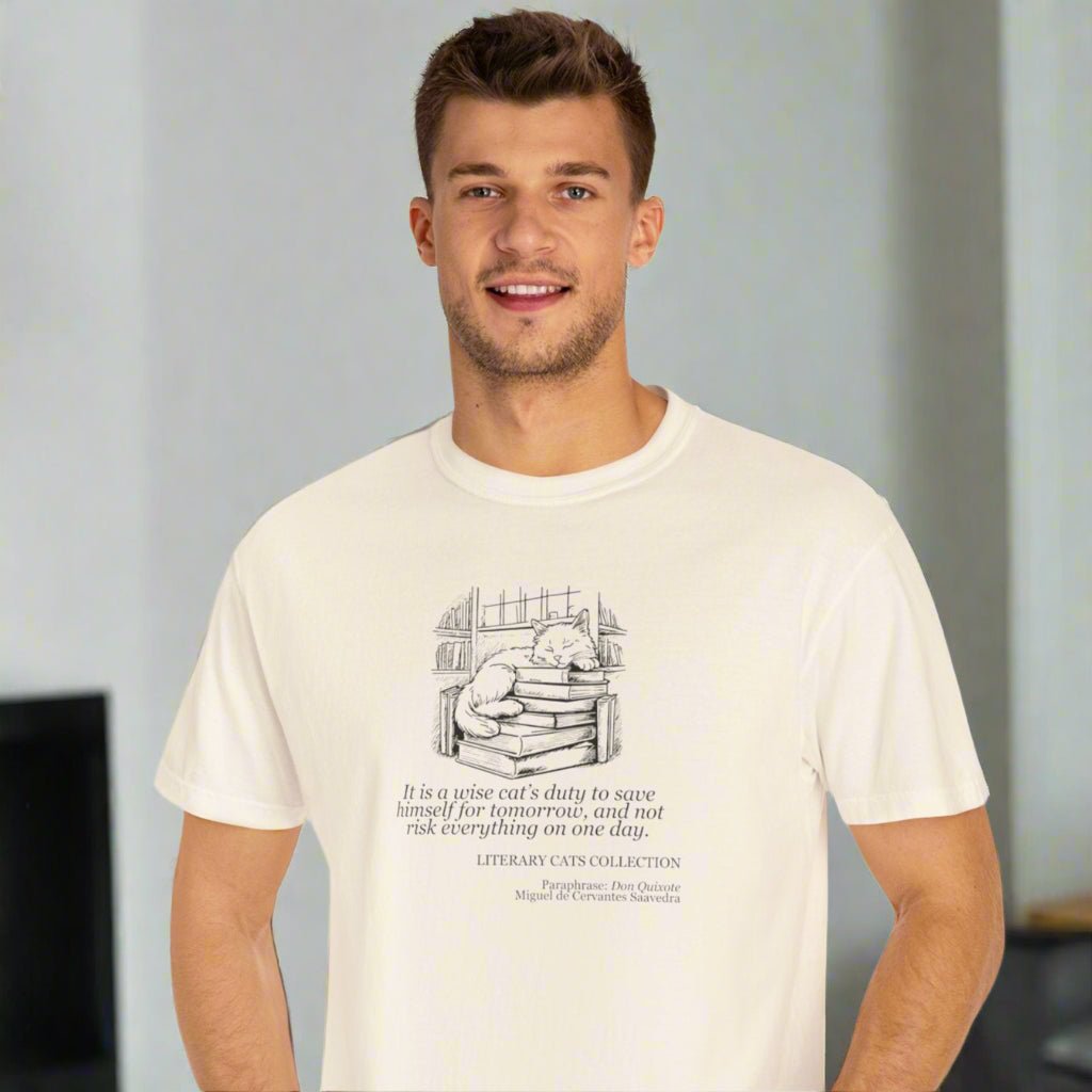 Camiseta Unisex Gato Literario - Don Quijote