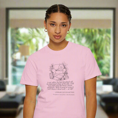 Camiseta Unisex Gato Literario - Al Este del Edén