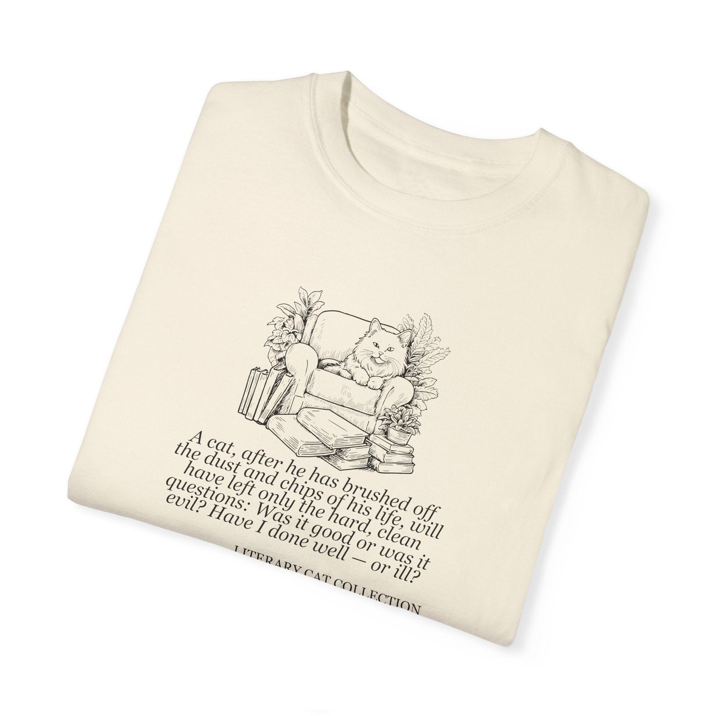 T-shirt unisexe Chat Littéraire - Est de l'Eden