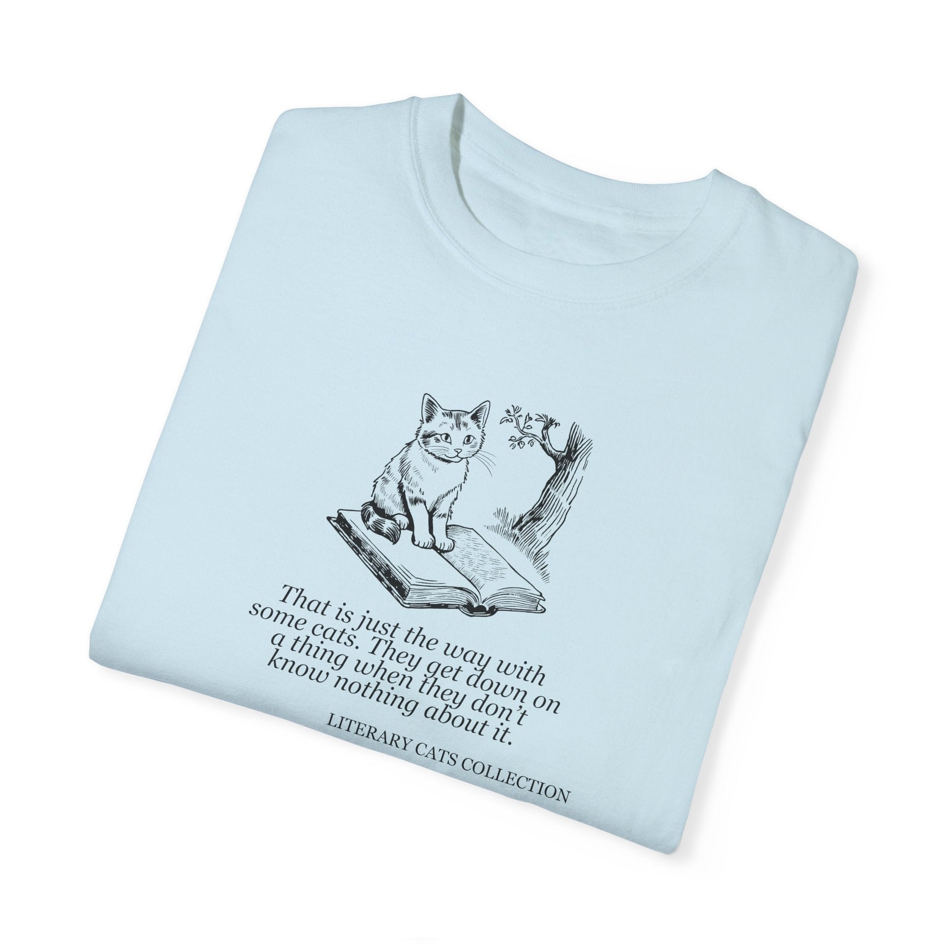 Huckleberry Finn Literary Cat Unisex Tee - Korvel