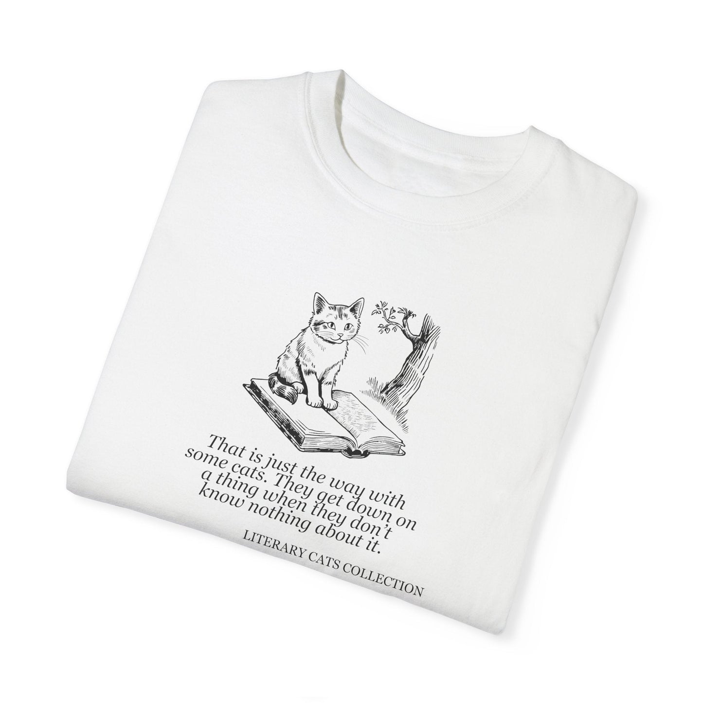 Huckleberry Finn Literary Cat Unisex Tee - Korvel