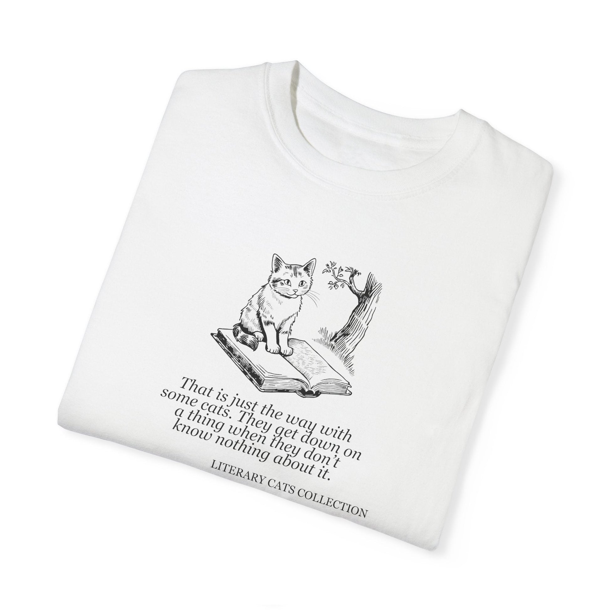 Huckleberry Finn Literary Cat Unisex Tee - Korvel