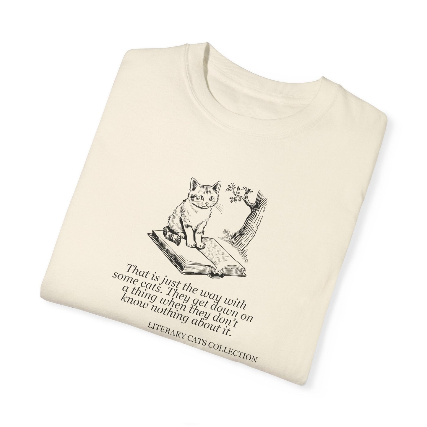 Huckleberry Finn Literary Cat Unisex Tee - Korvel