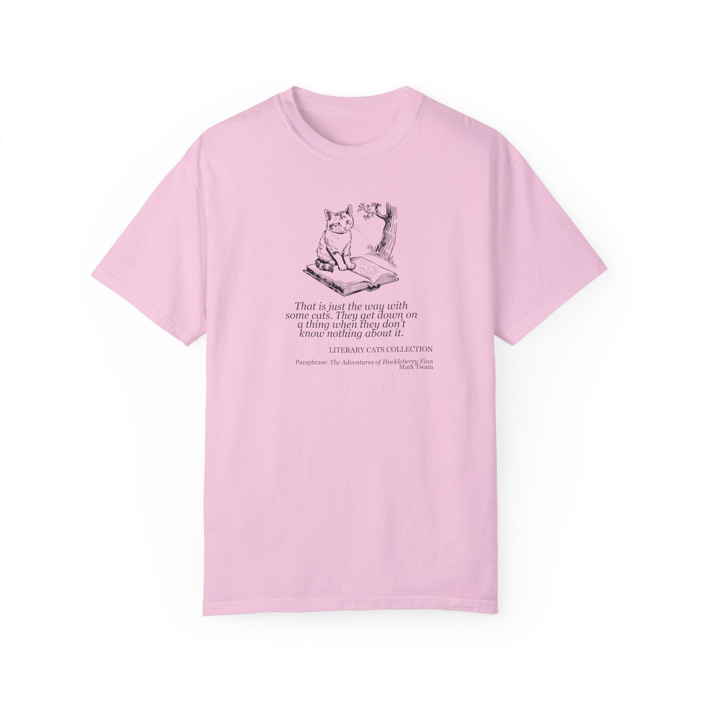 Huckleberry Finn Literary Cat Unisex Tee - Korvel