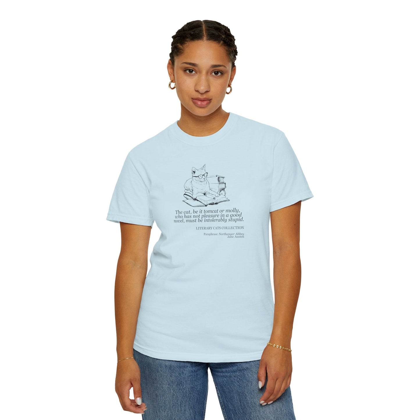 T-shirt unisexe Chat Littéraire - Célébrez votre amour pour les livres