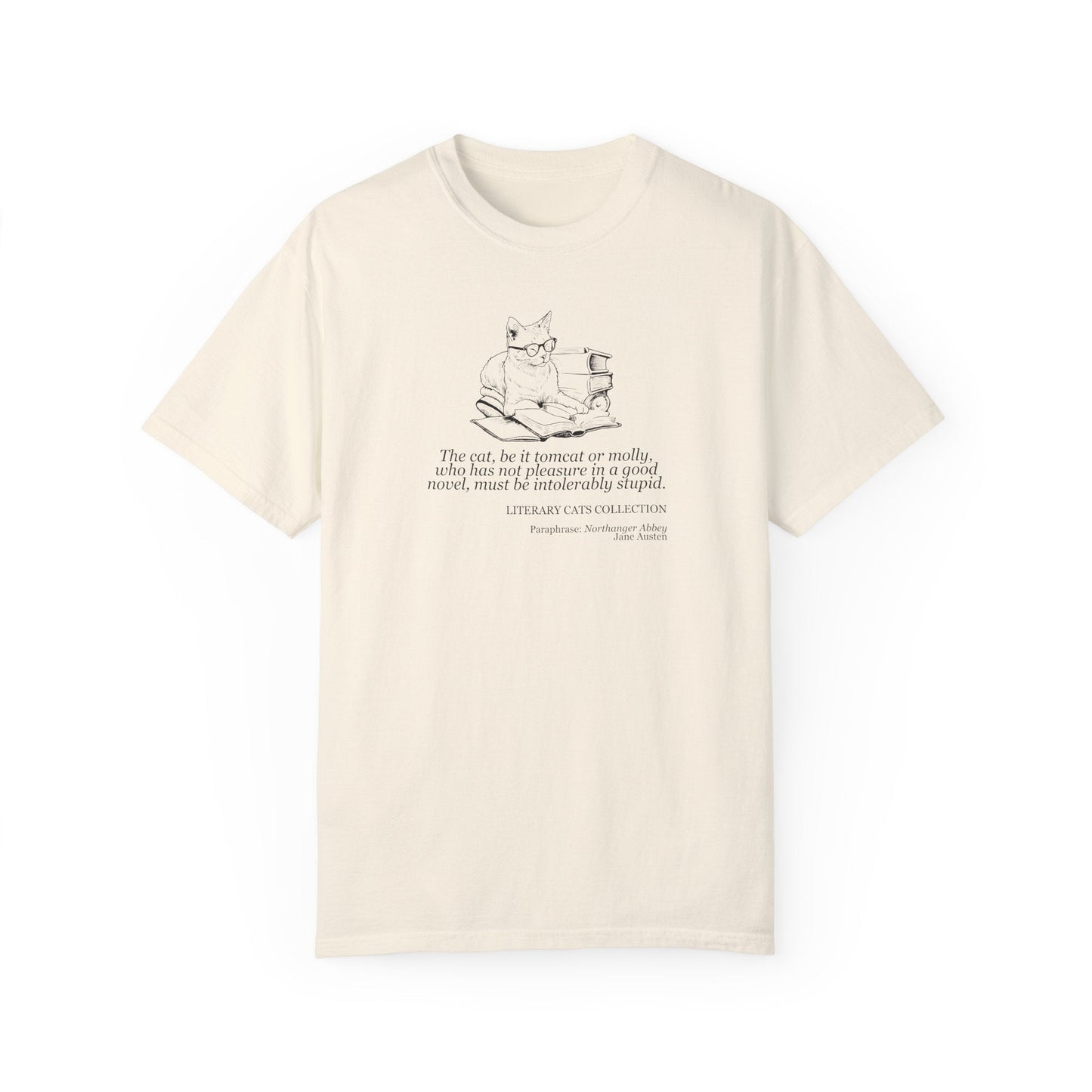 T-shirt unisexe Chat Littéraire - Célébrez votre amour pour les livres