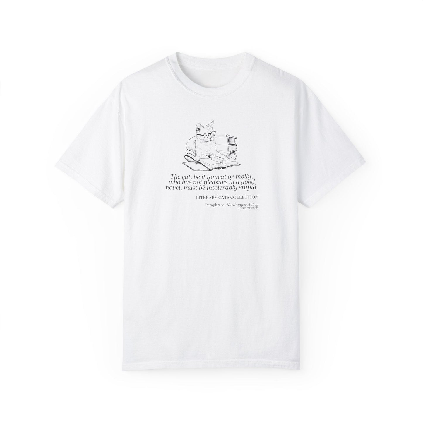 T-shirt unisexe Chat Littéraire - Célébrez votre amour pour les livres