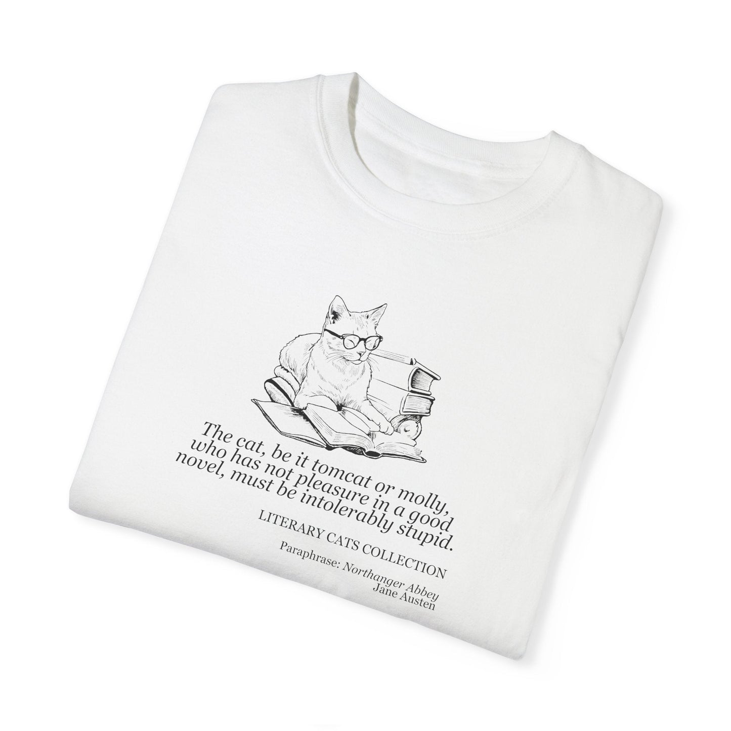 T-shirt unisexe Chat Littéraire - Célébrez votre amour pour les livres