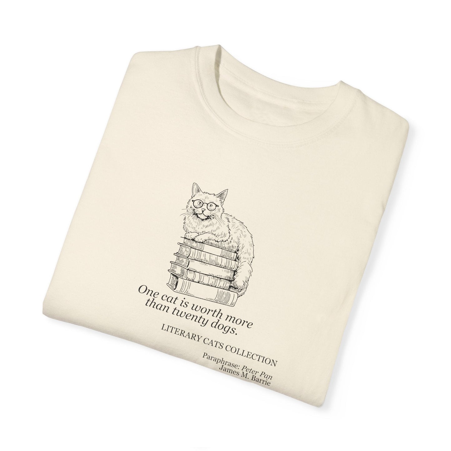 T-shirt unisexe Chat Littéraire - Peter Pan