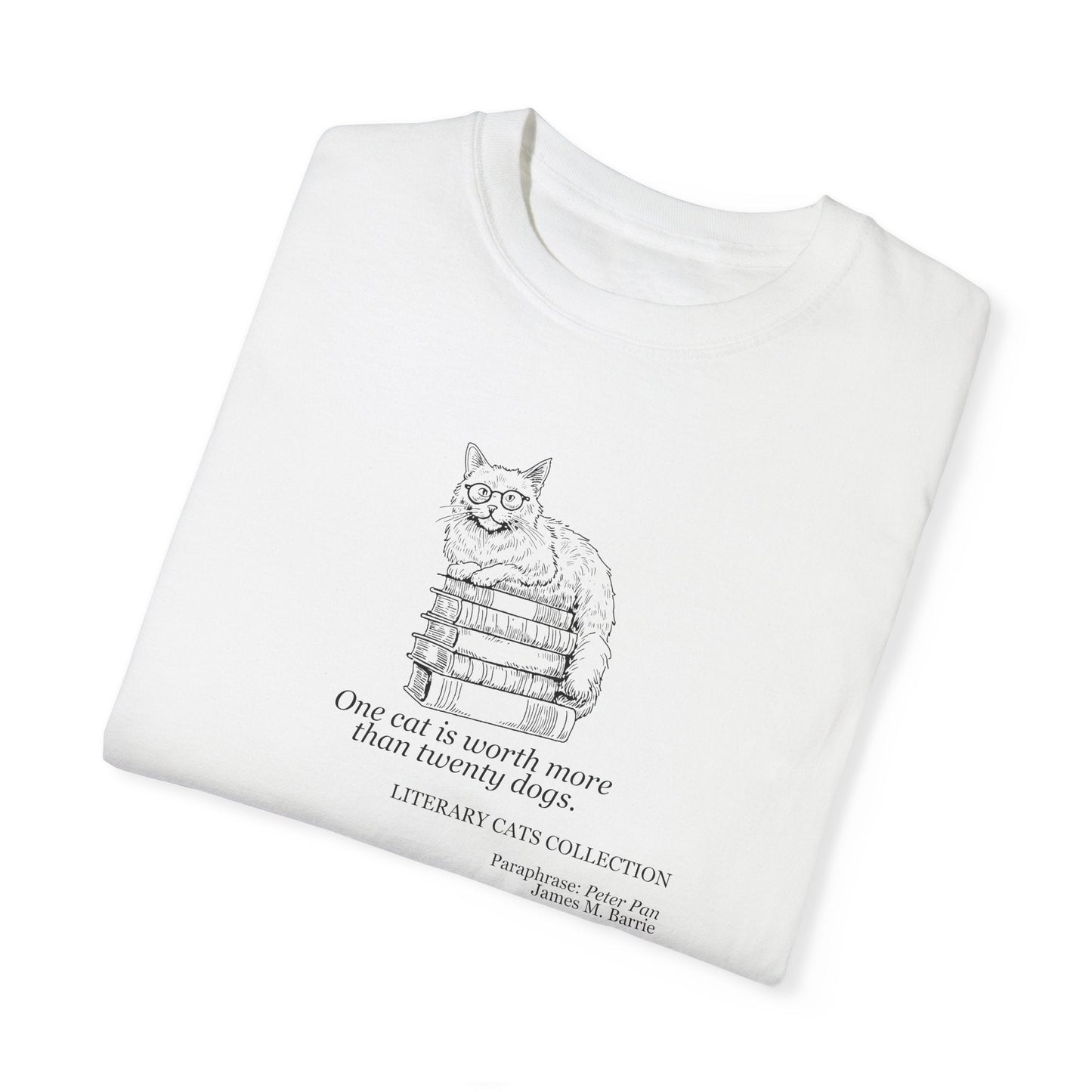 T-shirt unisexe Chat Littéraire - Peter Pan