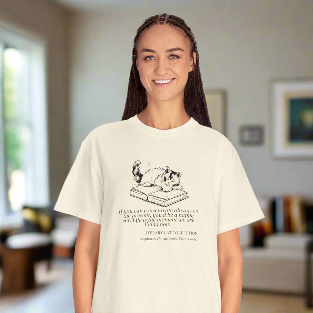 T-shirt unisexe Chat Littéraire - L'Alchimiste