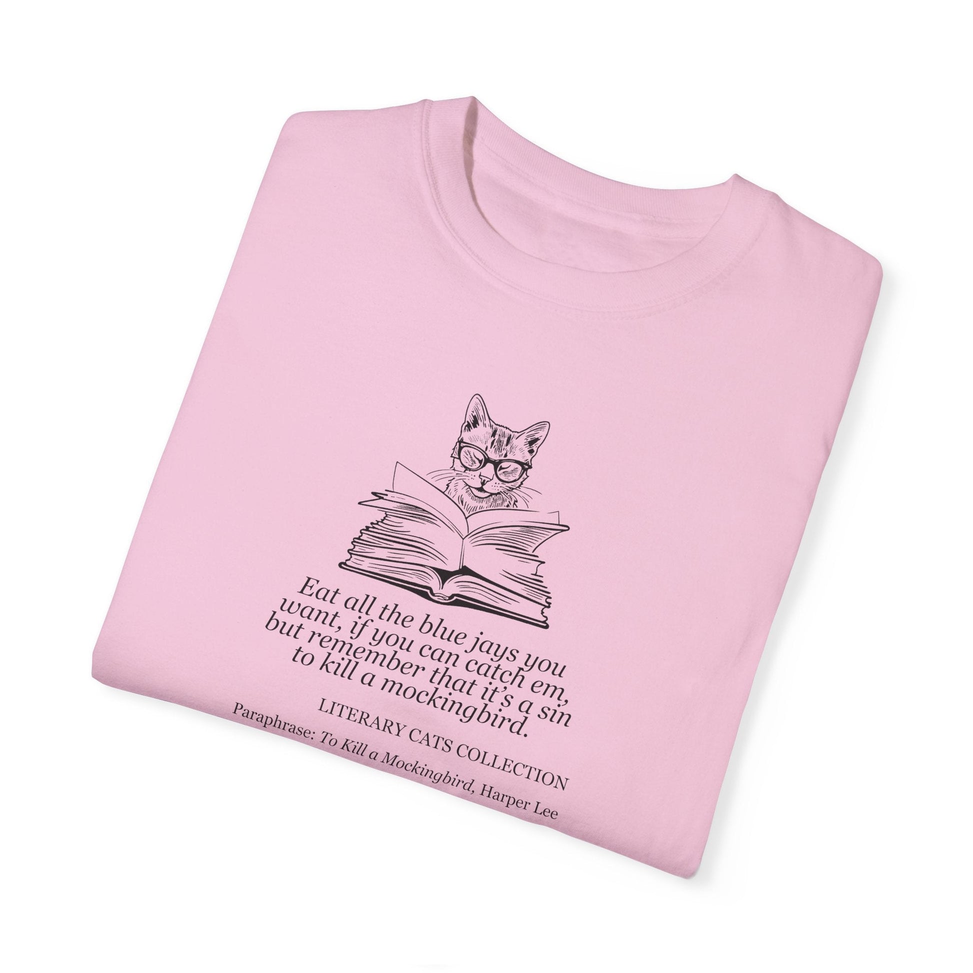 Literary Cat Graphic Tee - Celebrate To Kill a Mockingbird - Korvel