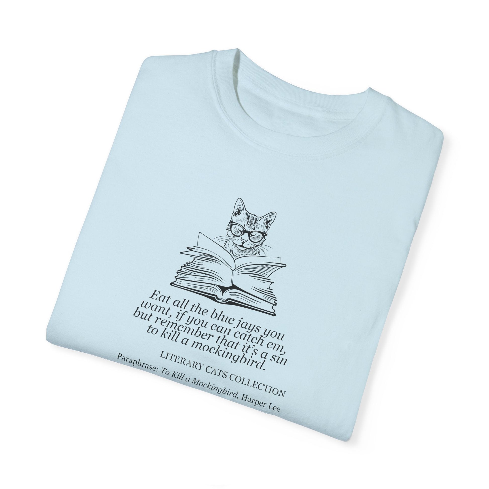 Literary Cat Graphic Tee - Celebrate To Kill a Mockingbird - Korvel