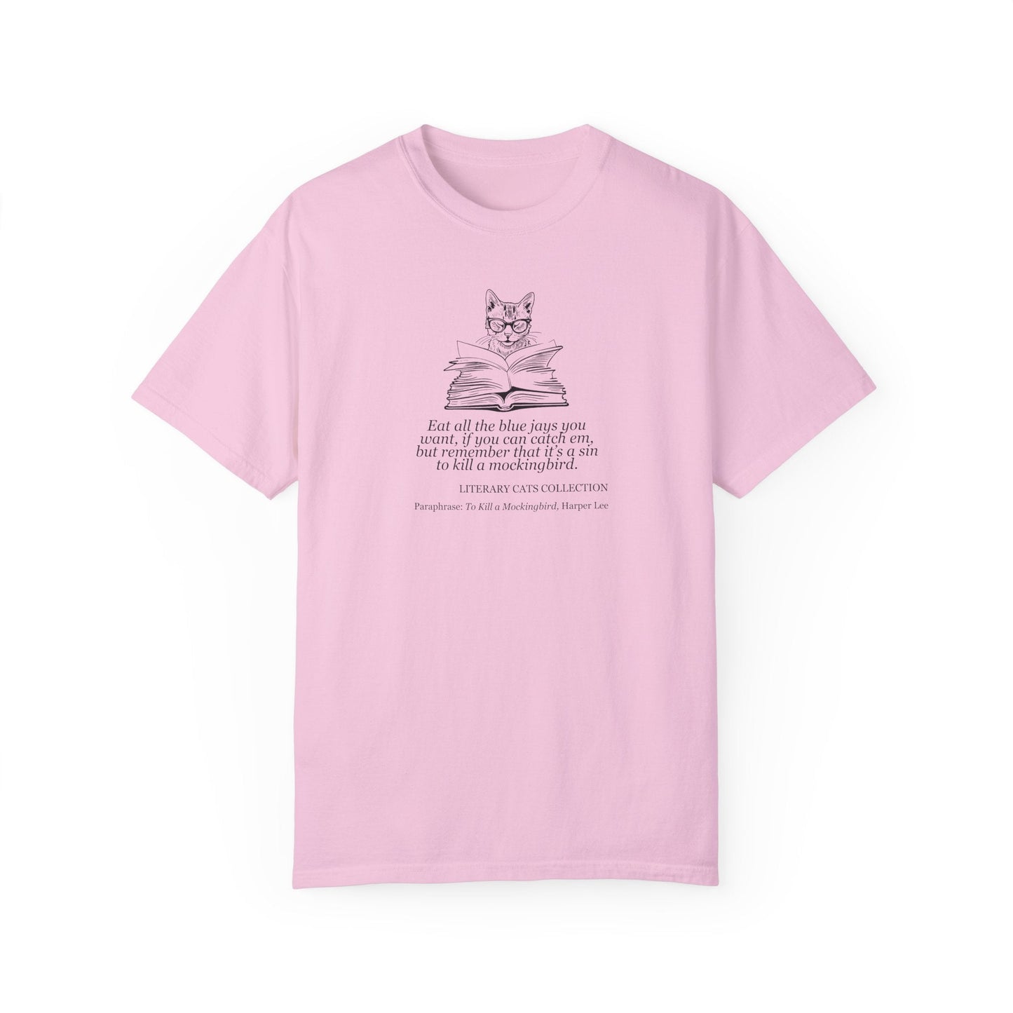 Literary Cat Graphic Tee - Celebrate To Kill a Mockingbird - Korvel