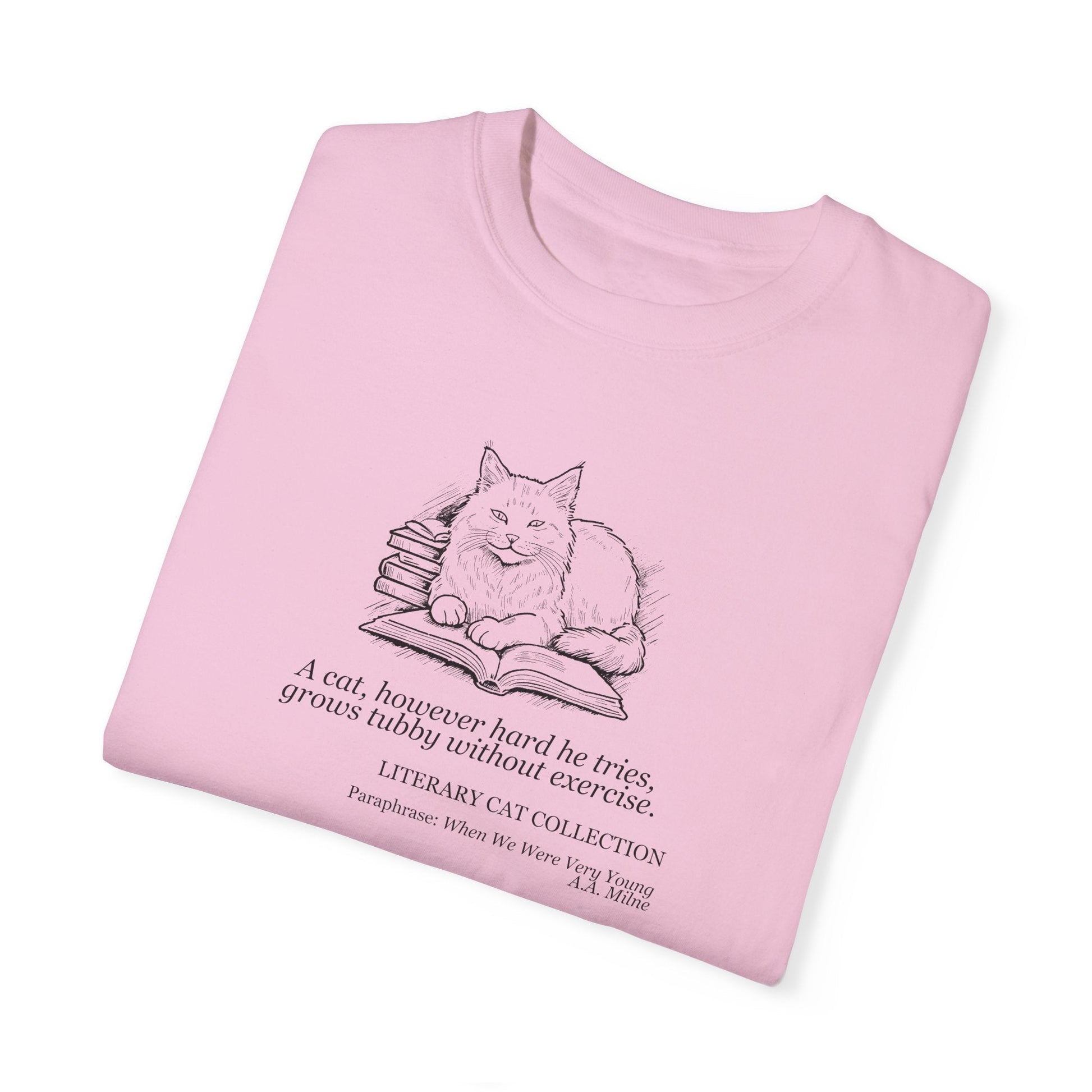 Charming Literary Cat Unisex Tee - A Nod to Childhood Classics - Korvel