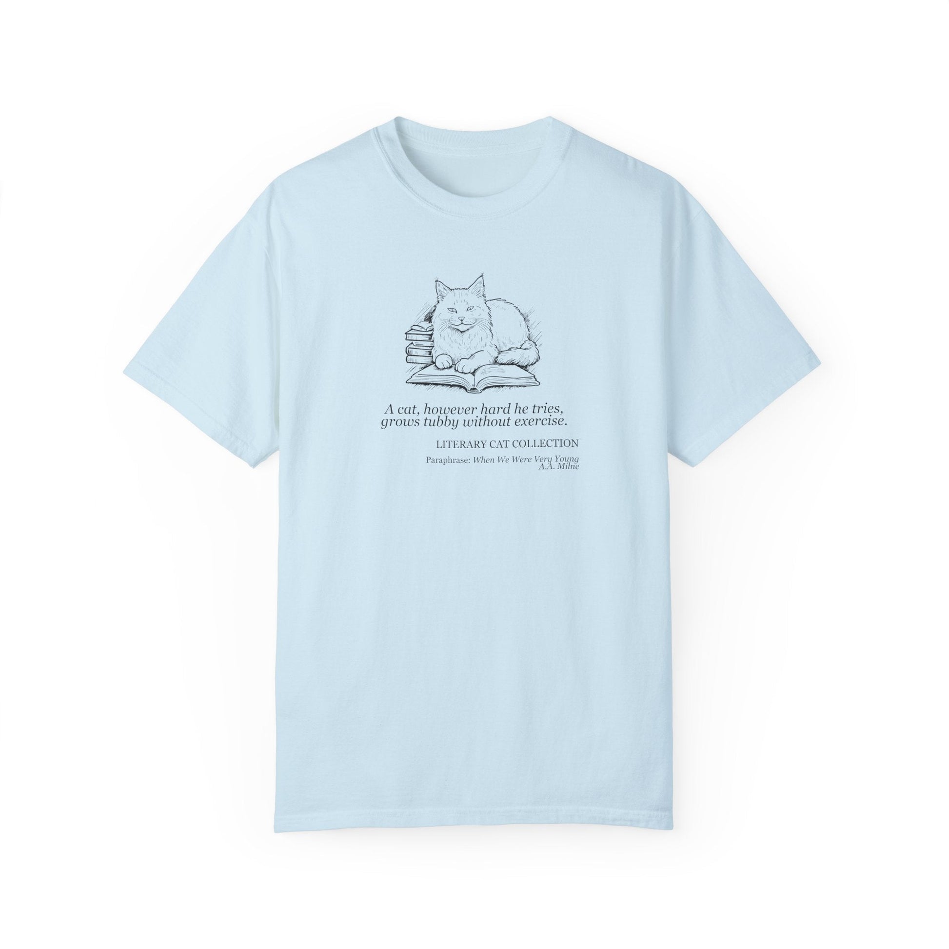Charming Literary Cat Unisex Tee - A Nod to Childhood Classics - Korvel