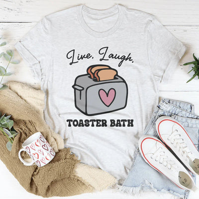 Camiseta de baño Live Laugh Toaster