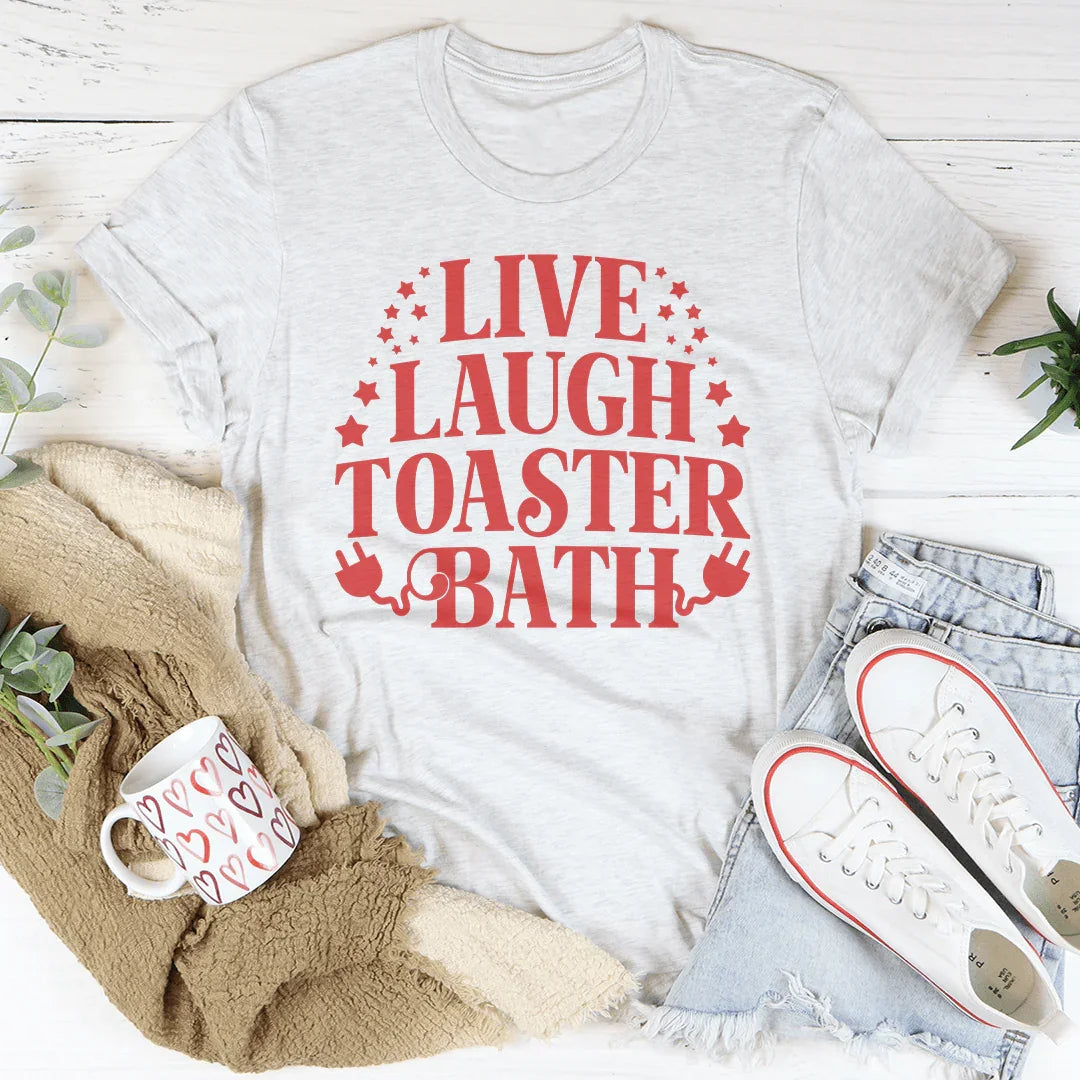 Camiseta de baño tostadora Live Laugh