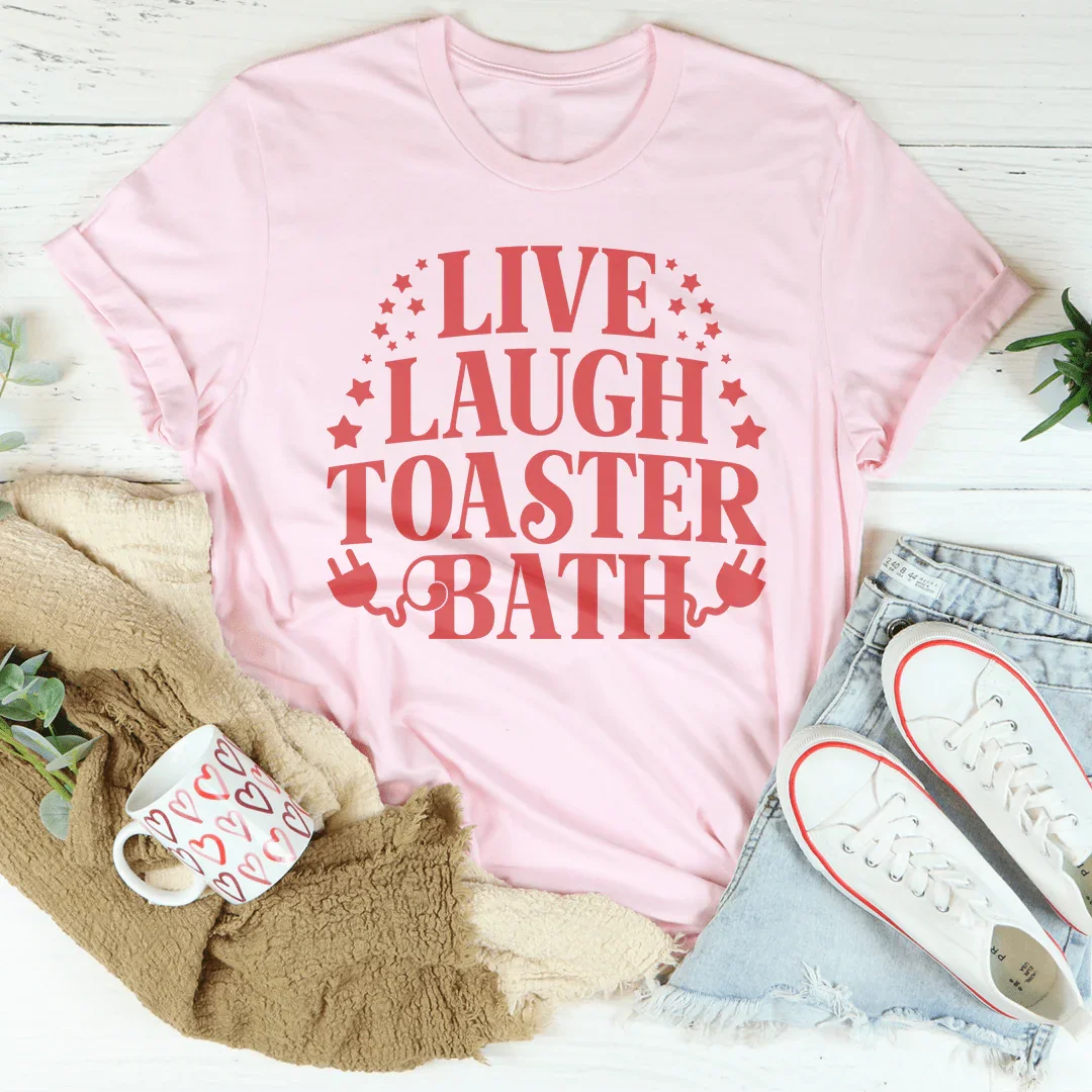 Camiseta de baño tostadora Live Laugh