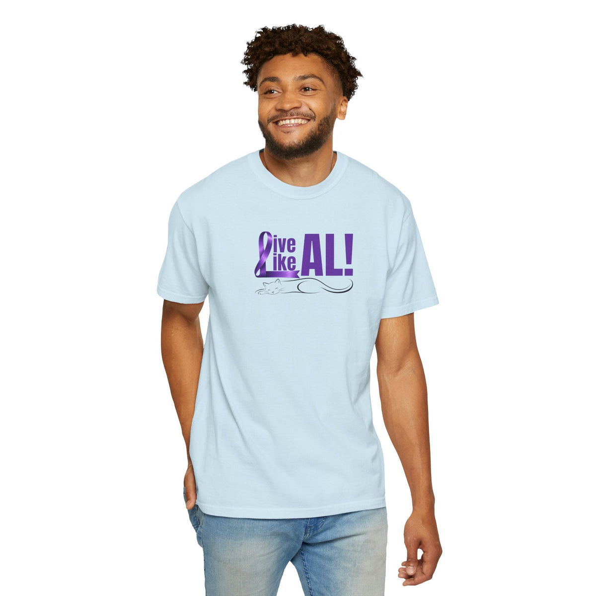 Live Like AL T-Shirt – Epilepsy Awareness Cat Tee