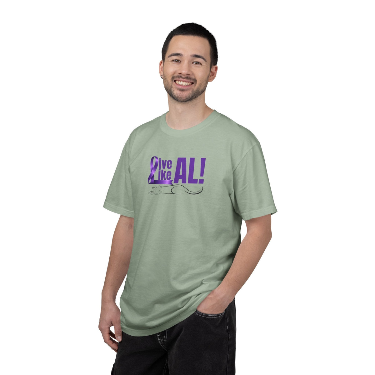 Live Like AL T-Shirt – Epilepsy Awareness Cat Tee