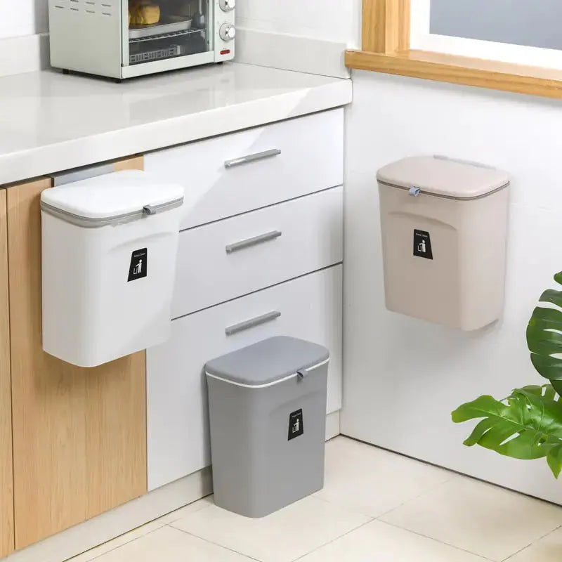 Poubelle Murale Compacte pour l'Organisation de la Cuisine