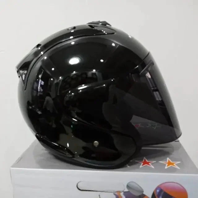 Casco de Moto Half Premium para Conductores Estilosos