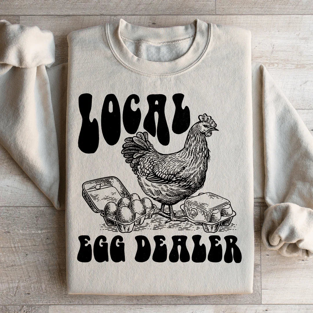 Sudadera de comerciante local de huevos