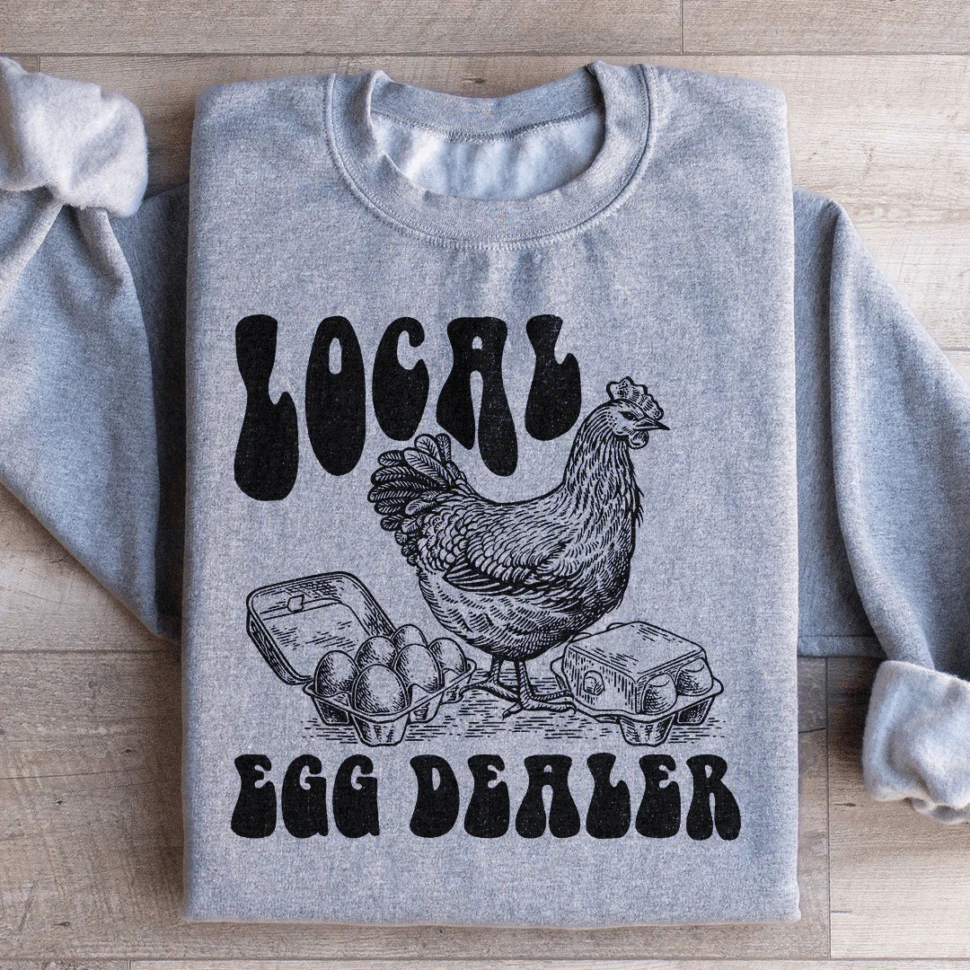 Sudadera de comerciante local de huevos