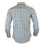 Titan Grey Plaid Long Sleeve Shirt - Athletic Fit - Korvel