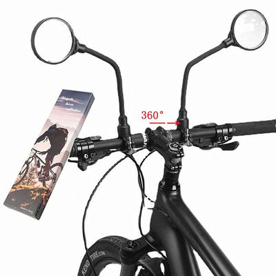 Adjustable Rearview Bicycle Mirror for Enhanced Safety