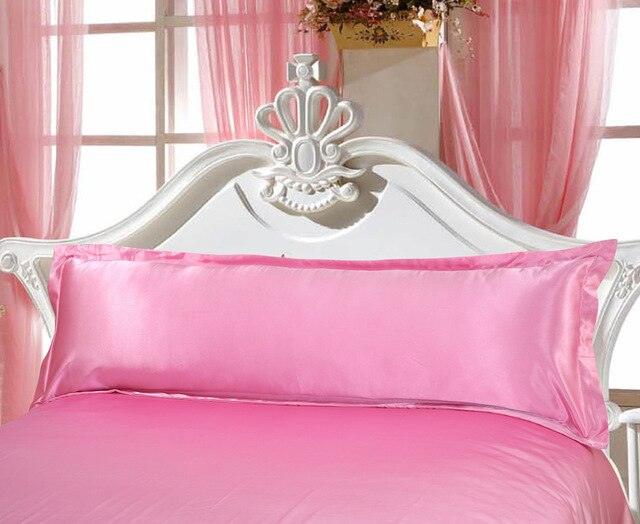 Premium Brown Satin Long Pillowcase for Ultimate Comfort