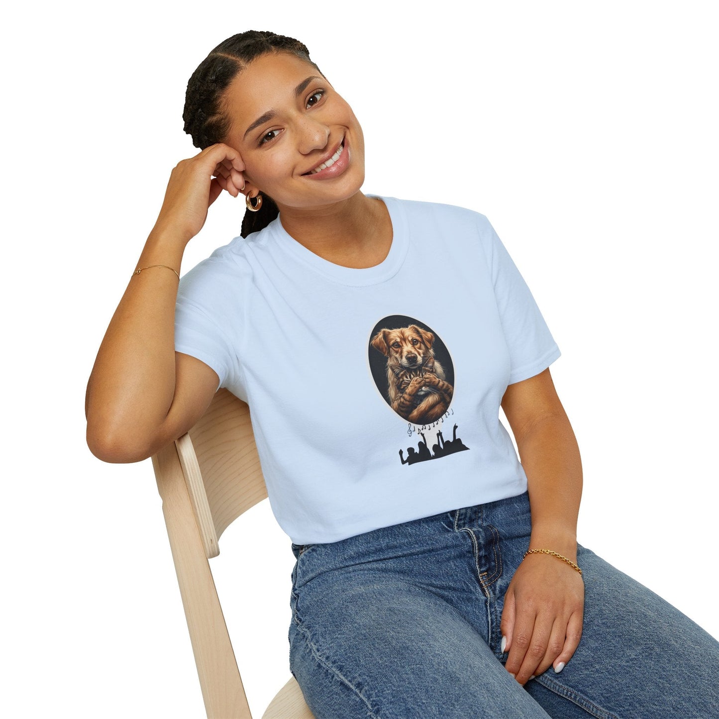 Look at Those Two Softstyle T-Shirt for Unisex Fashion