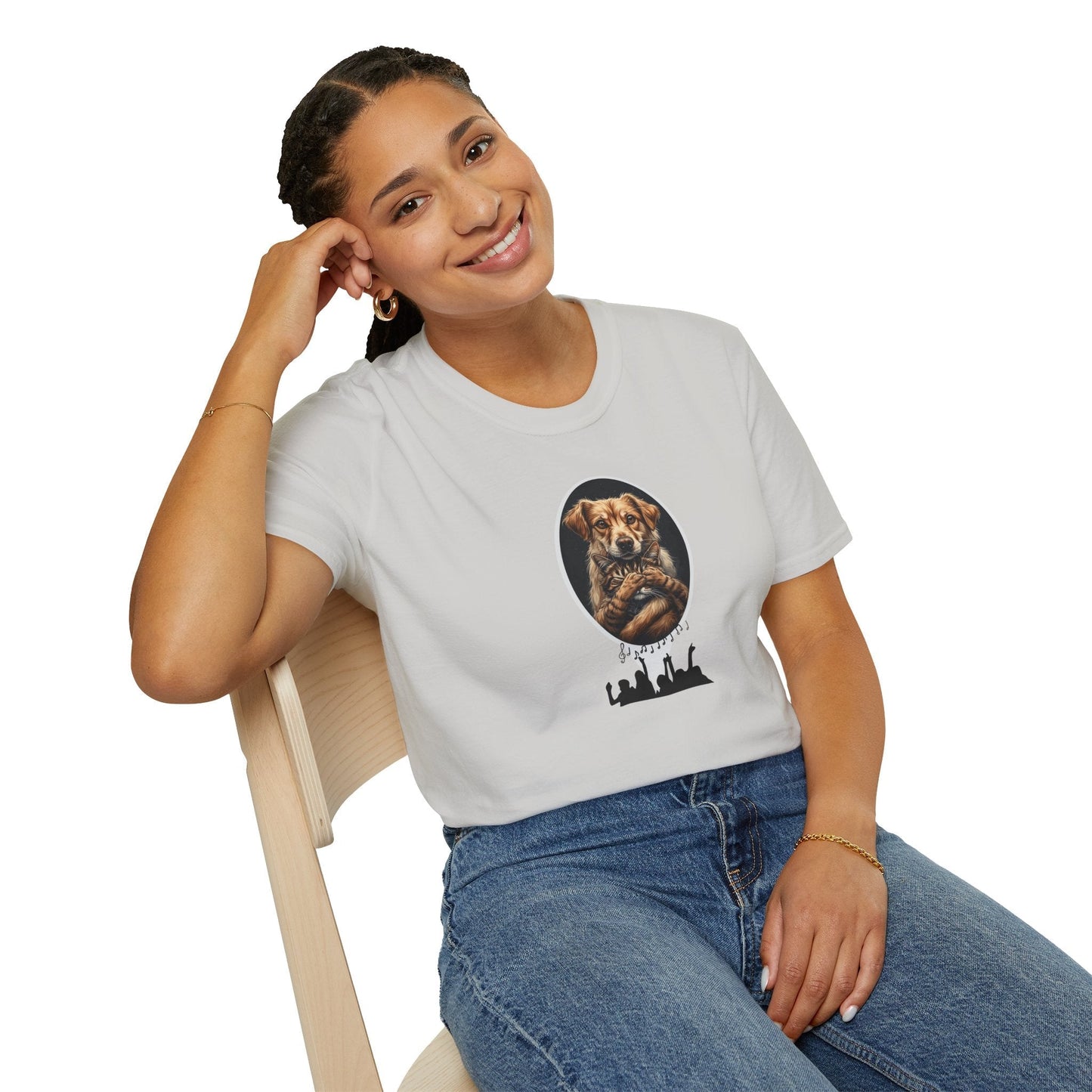 Look at Those Two Softstyle T-Shirt for Unisex Fashion