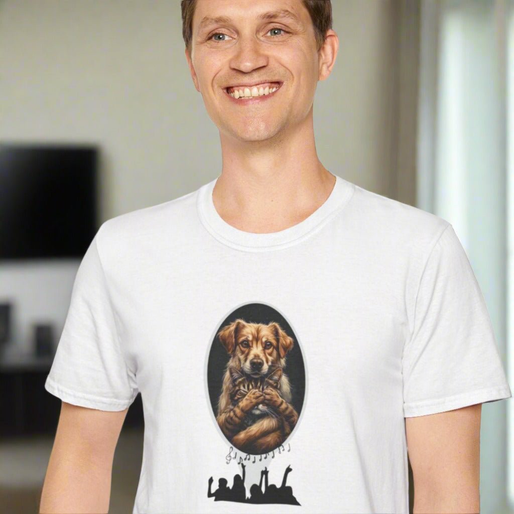 Look at Those Two Softstyle T-Shirt for Unisex Fashion