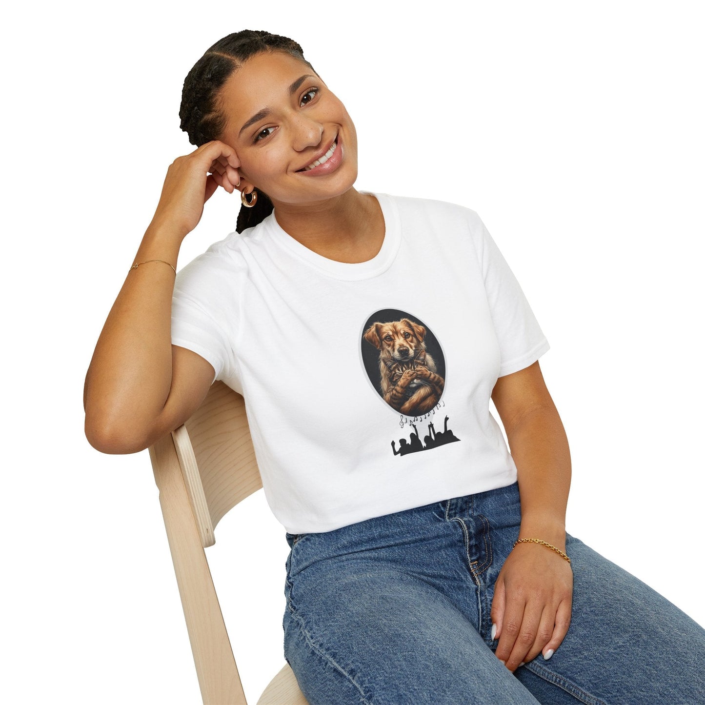 Look at Those Two Softstyle T-Shirt for Unisex Fashion