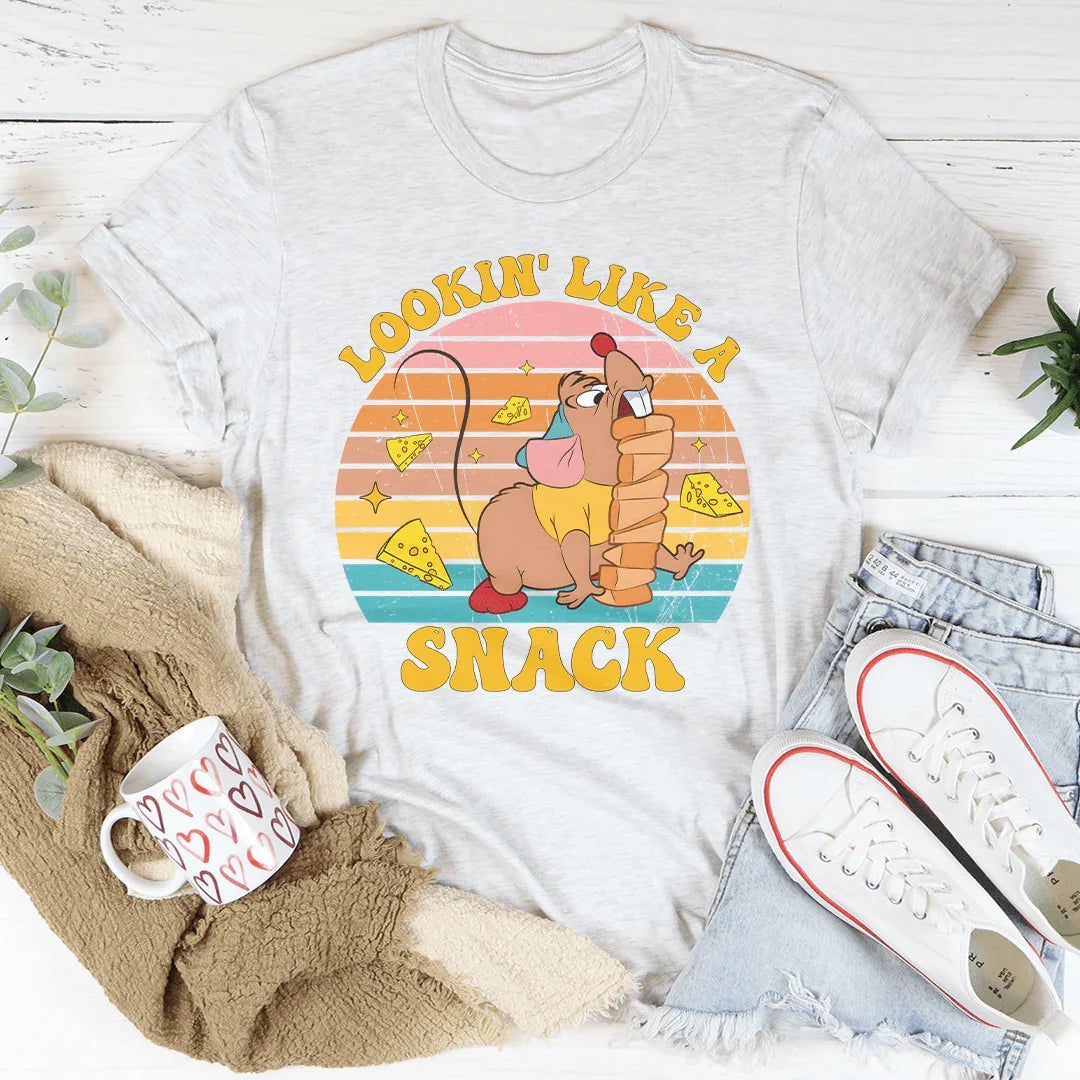 Camiseta con aspecto de snack
