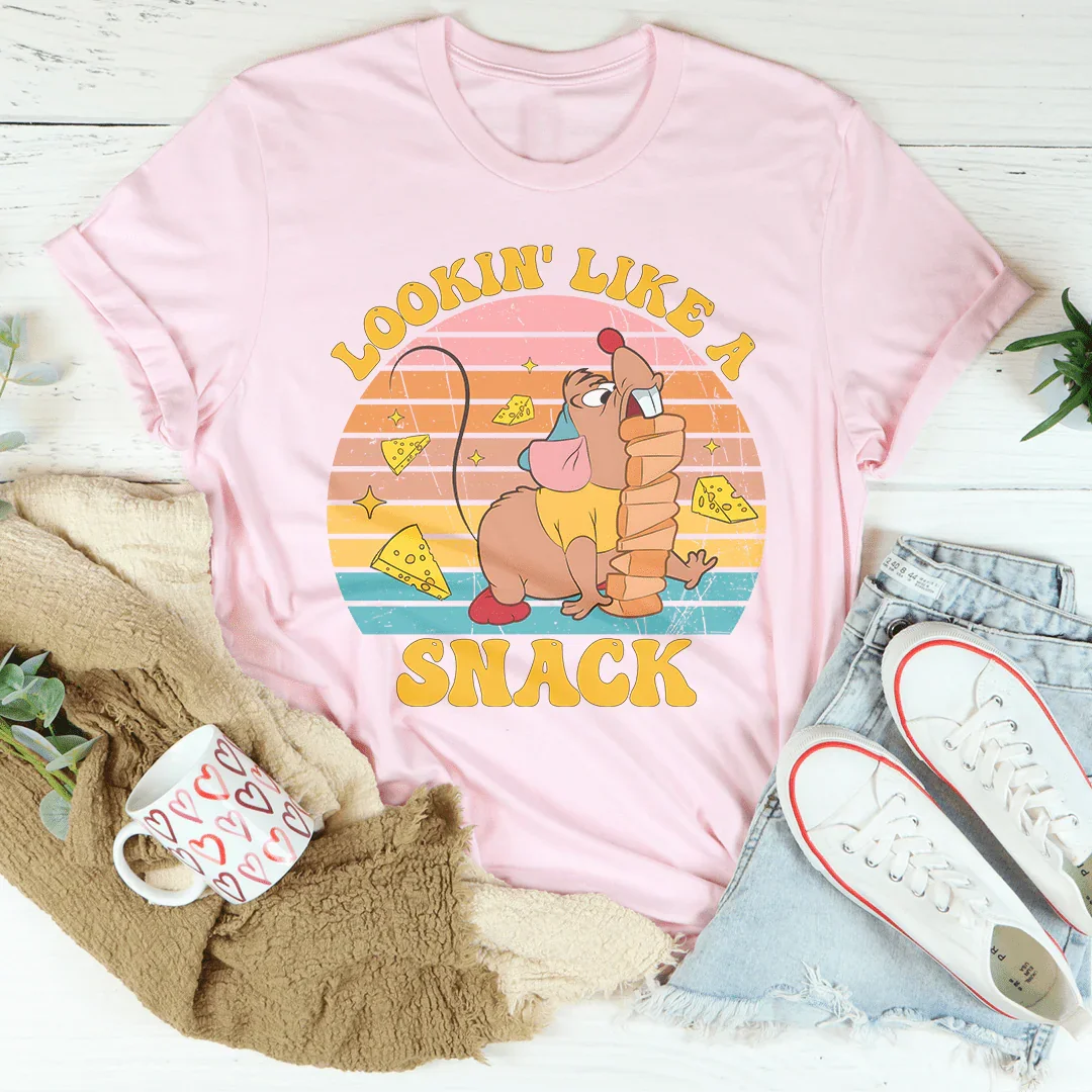 Camiseta con aspecto de snack