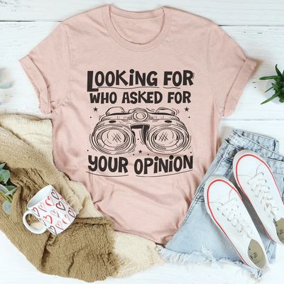 T-shirt Qui A Demandé Votre Opinion