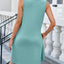 Lovelet Cutout Round Neck Sleeveless Dress - Korvel