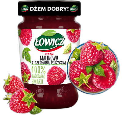 Lowicz Raspberry & Redcurrant Jam - 280g