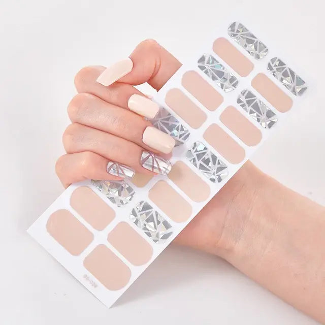 Premium DIY Gel Nail Stickers for Effortless Glam