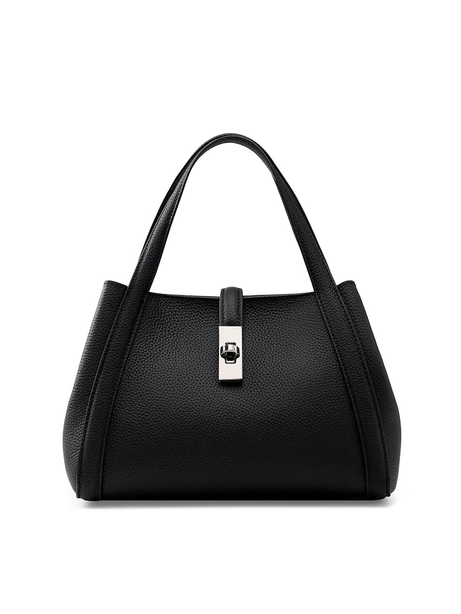 Fashionable Korean-Style Large-Capacity Leather Handbag