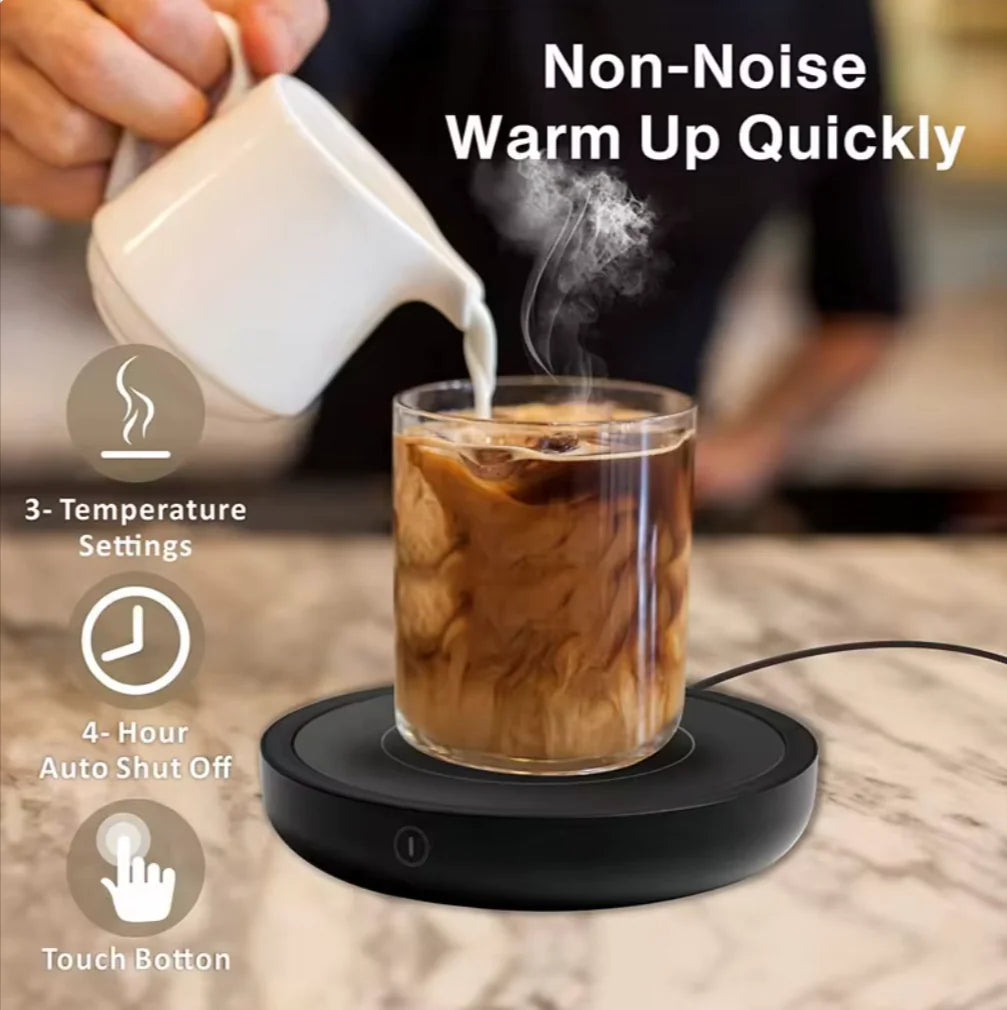Stylish Electric Coffee Mug Warmer - Keep Your Drinks Warm