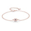 Elegant Sterling Silver Lucky Eye Bracelet for Women