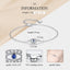 Elegant Sterling Silver Lucky Eye Bracelet for Women