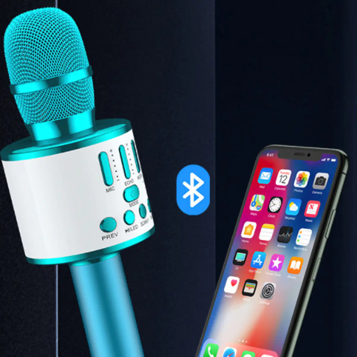 Micrófono de Karaoke Bluetooth para Fiestas