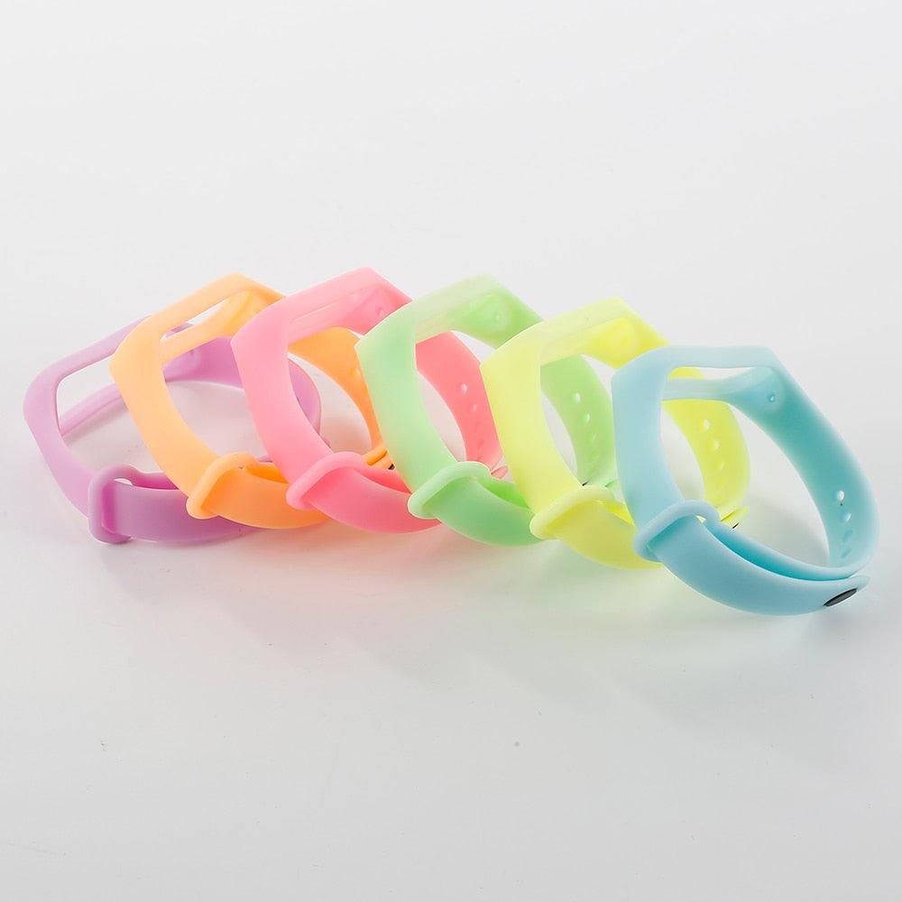 Luminous Silicone Watch Strap - Soft, Comfortable, and Safe