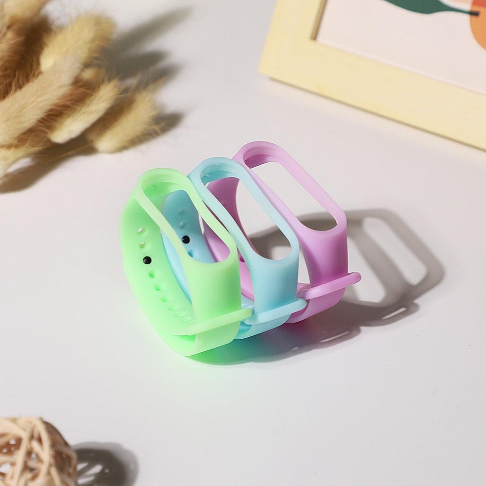 Luminous Silicone Watch Strap - Soft, Comfortable, and Safe